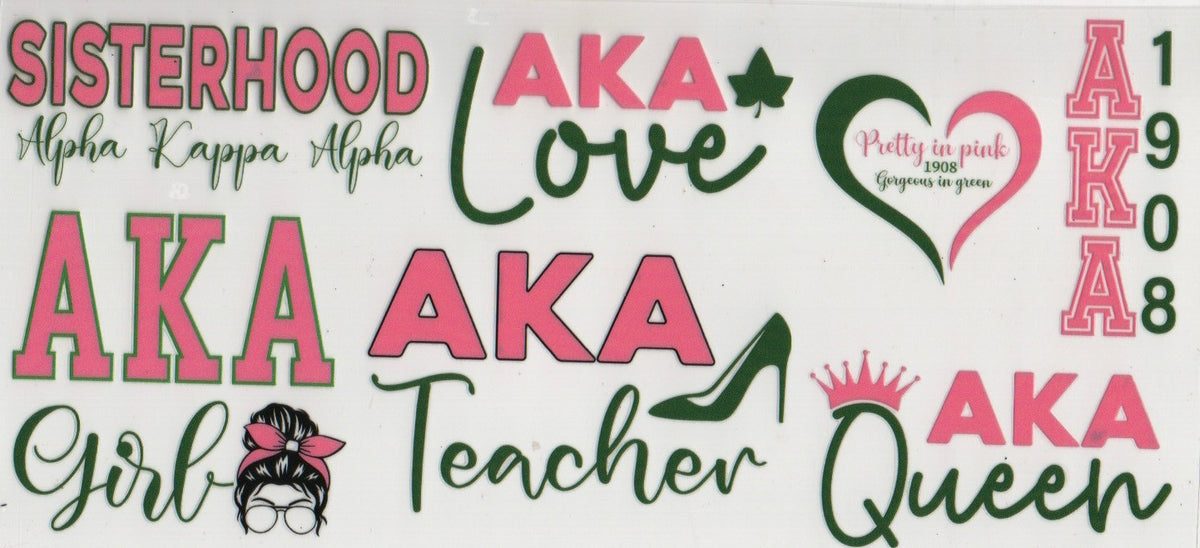Alpha Kappa Alpha Wrap