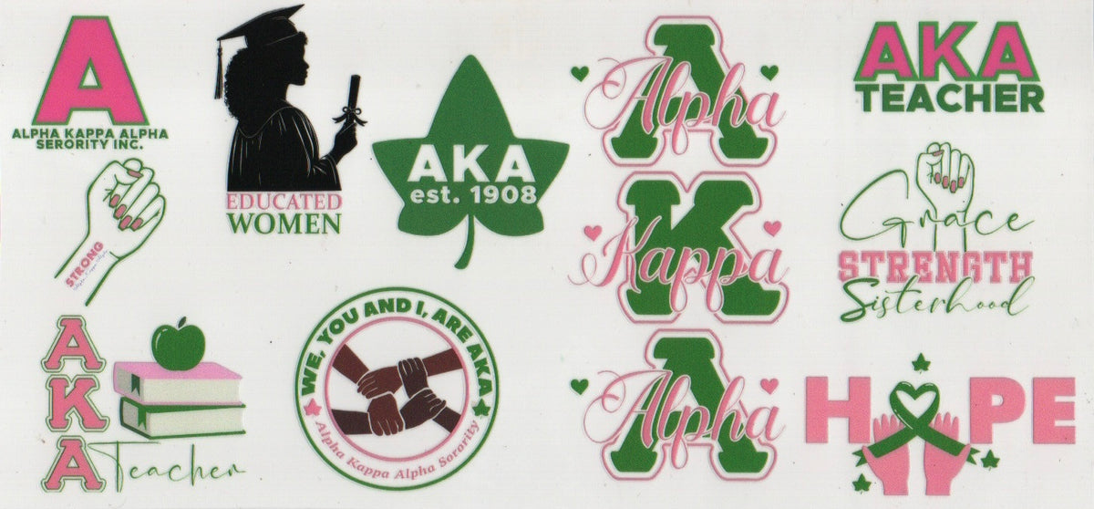 Alpha Kappa Alpha Wrap