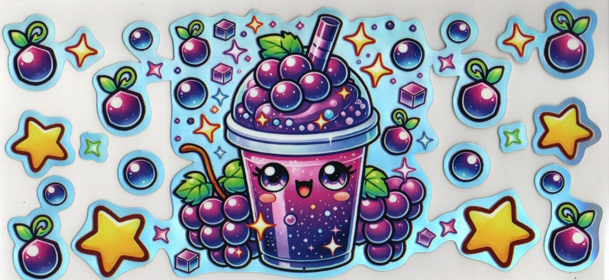 Animated Drink Wraps UV DTF Wraps