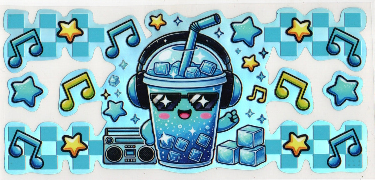 Animated Drink Wraps UV DTF Wraps