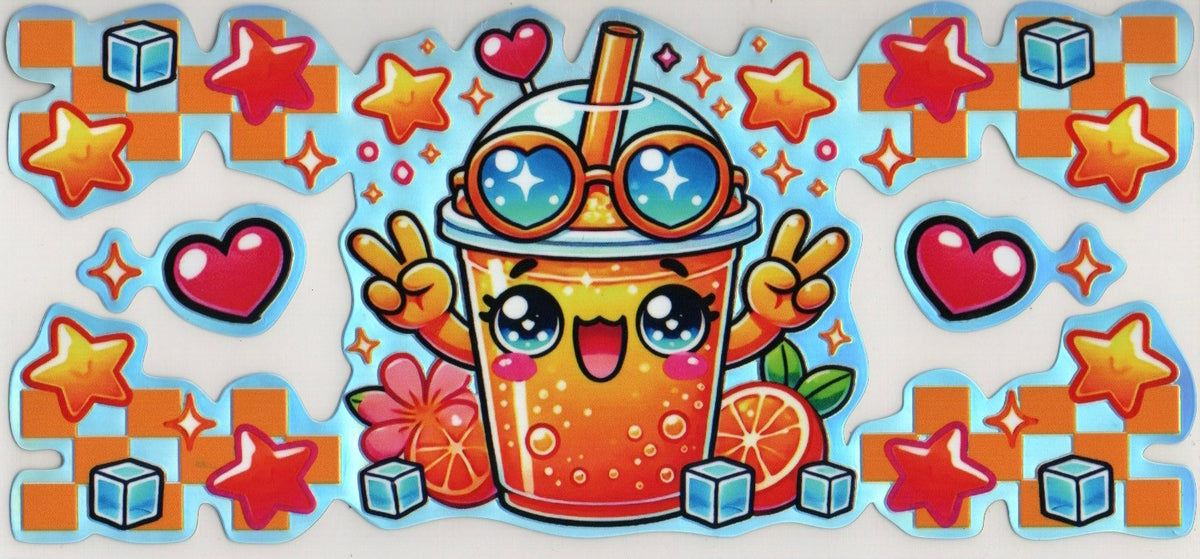 Animated Drink Wraps UV DTF Wraps