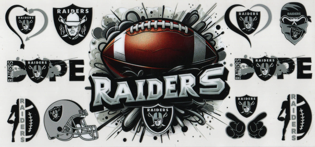 Raiders Football Wraps